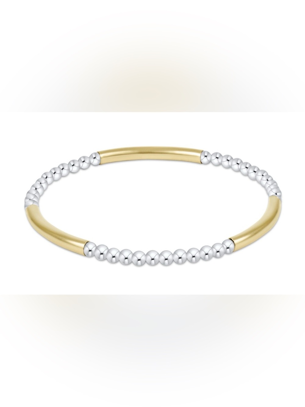 ENEWTON bliss bar pattern mixed metal 3mm bracelet NWT!